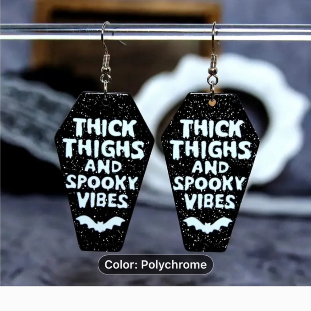 Halloween Themed Earrings, NWT, Super Cute, Lightweight